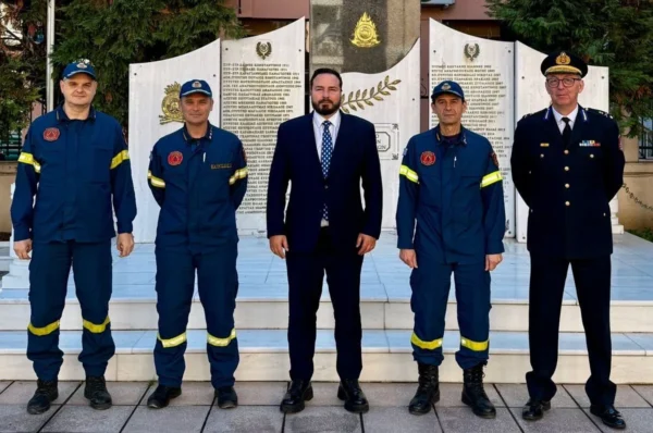 Επίσκεψη του Διαμαντή Γκολιδάκη στο 3ο Πυροσβεστικό Σώμα Θεσσαλονίκης