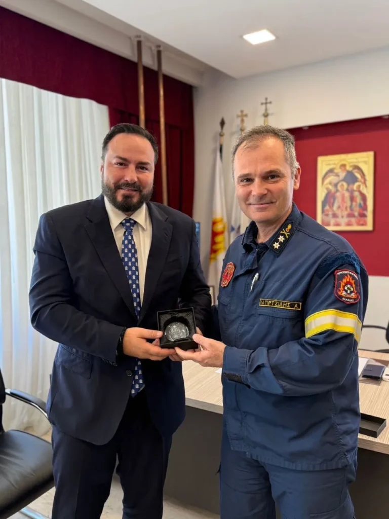 Επίσκεψη του Διαμαντή Γκολιδάκη στο 3ο Πυροσβεστικό Σώμα Θεσσαλονίκης