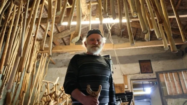 Κοζάνη: Ο «Λυγερεύς» που σμιλεύει τα ξύλα του δάσους