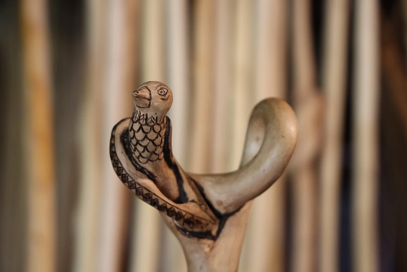 Κοζάνη: Ο «Λυγερεύς» που σμιλεύει τα ξύλα του δάσους