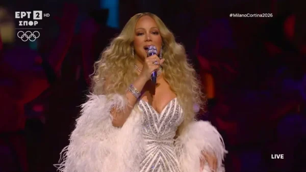 Χειμερινοί Ολυμπιακοί Αγώνες 2026: Η Mariah Carey ερμήνευσε το "Nel Blu Dipinto di Blu (Volare)" και το "Nothing is Impossible" και καθήλωσε!
