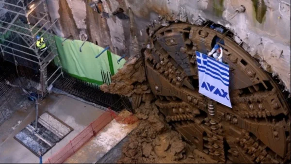 Γραμμή 4 Μετρό: Στον σταθμό «Ευαγγελισμός» ο μετροπόντικας «Αθηνά»