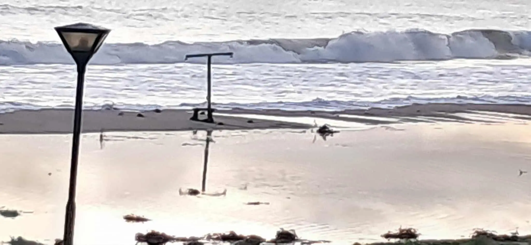 Φουσκοθαλασσιά και προβλήματα στις ακτές του Παγγαίου – video