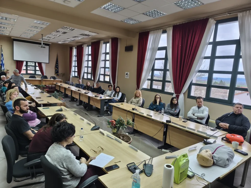 Σεμινάριο ΚΑΡΠΑ στο Δημαρχείο Εμμανουήλ Παππά