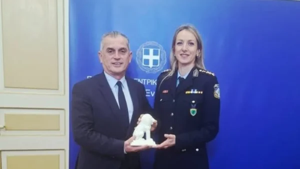 Σέρρες: Συνάντηση του Αντιπεριφερειάρχη Σερρών με τη νέα Αστυνομική Διευθύντρια