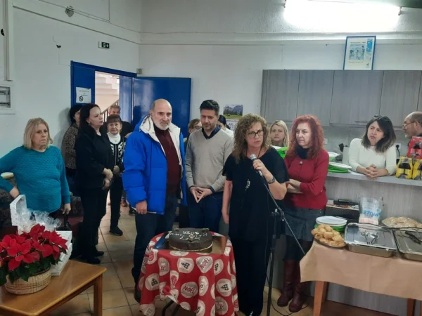 Ευχές και χαμόγελα στην κοπή βασιλόπιτας του ΚΑΠΗ Δήμου Σερρών