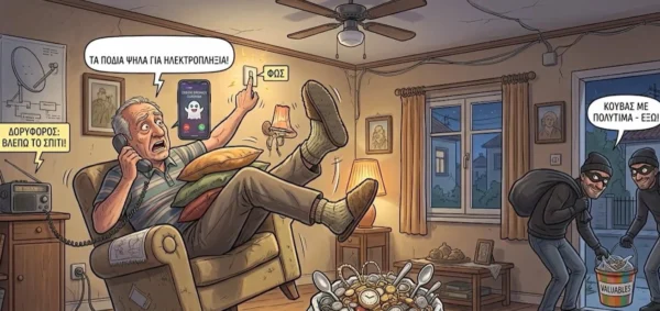 Απάτη με οδηγίες ασφαλείας: Του ζήτησαν να έχει τα πόδια ψηλά για να μην πάθει ηλεκτροπληξία - video