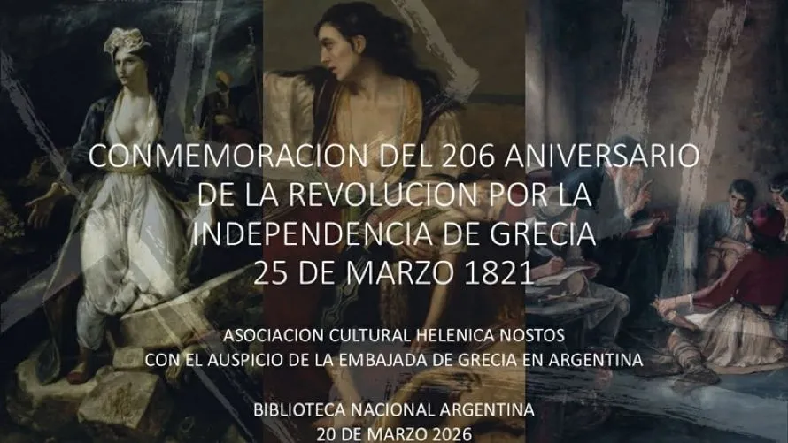 Η φλόγα της Ελευθερίας άναψε στο Μπουένος Άιρες για την 25η Μαρτίου - Εκδήλωση του Νόστου στην Εθνική Βιβλιοθήκη της Αργεντινής