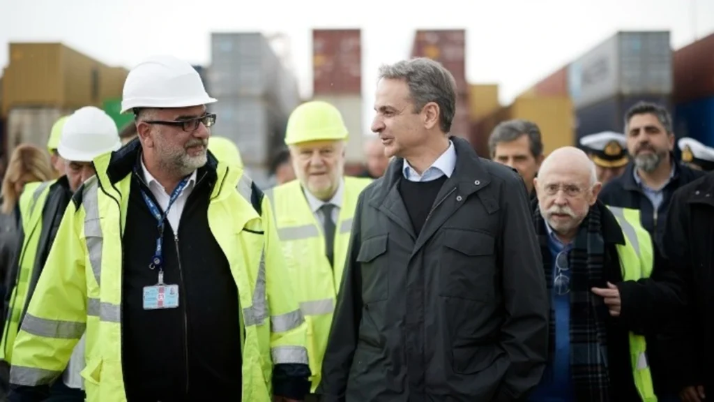 Κυρ. Μητσοτάκης: Η κατασκευή του 6ου προβλήτα θα αναβαθμίσει το λιμάνι της Θεσσαλονίκης, ώστε να μετατραπεί σε διαμετακομιστικό κόμβο