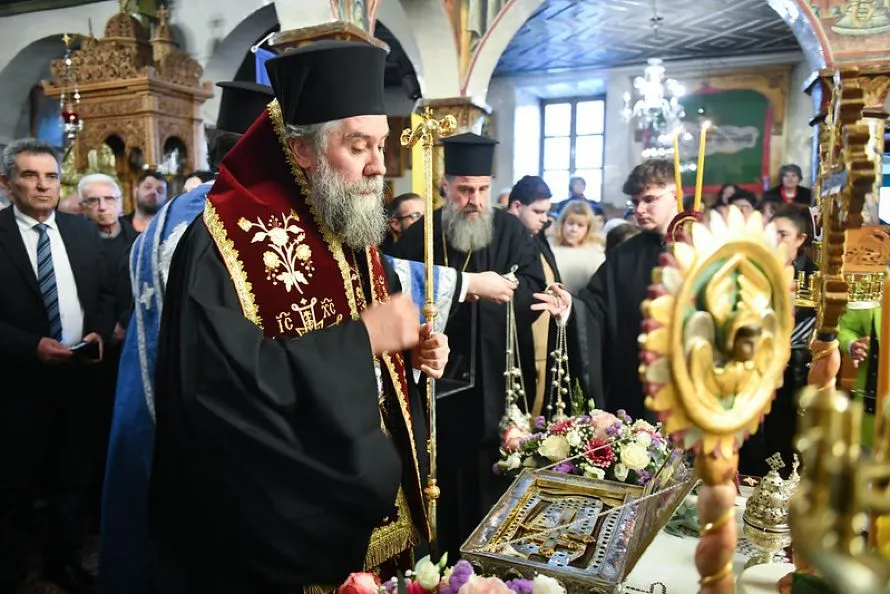 Η Νιγρίτα υποδέχθηκε το Τίμιο Ξύλο από την Μονή Αγίου Παύλου του Αγίου Όρους