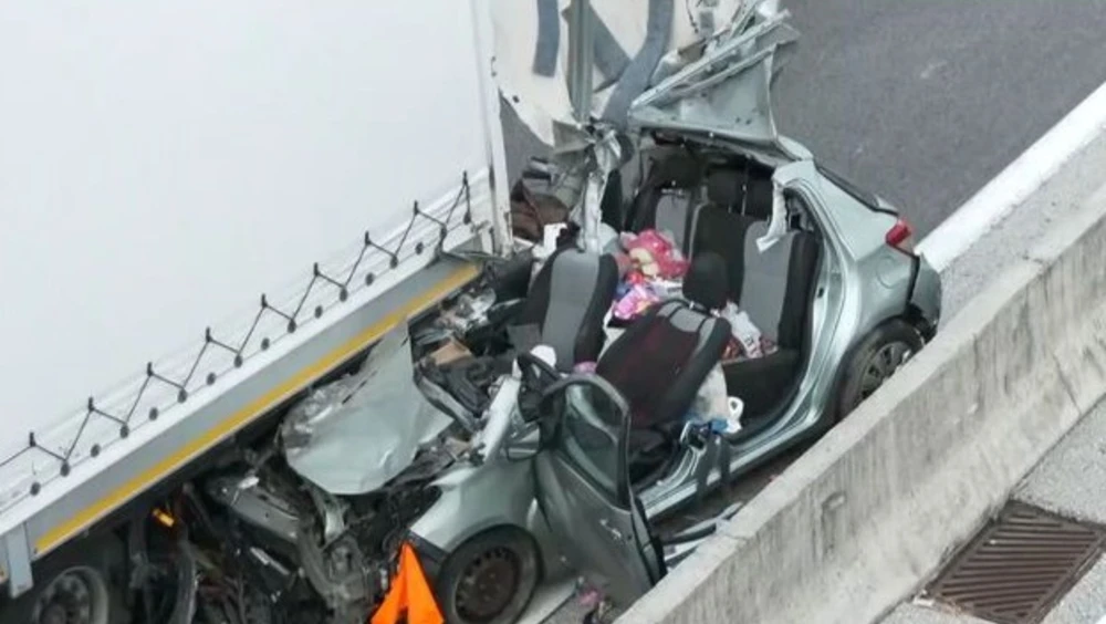 Τροχαίο στην Εγνατία οδό με δύο νεκρούς και δύο τραυματίες – Video