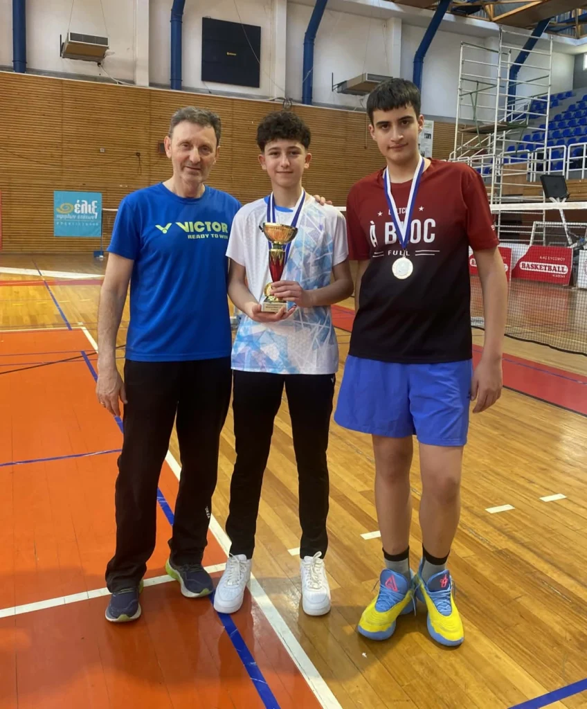 Πανελλήνιο Αντιπτέρισης Κ15 & Κ19: 1 Χρυσό , 1 Ασημένιο και 1 Χάλκινο κατέκτησαν οι Μπουδούρης Δ. και Ιωαννίδης Χρ. του ΠΛΑΤΩΝ Σερρών