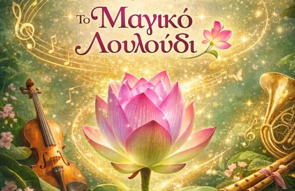  Πρόσκληση γνωριμίας με το Μουσικό Σχολείο Σερρών, μέσω της μουσικής  παράστασης με τίτλο: το «Μαγικό Λουλούδι»